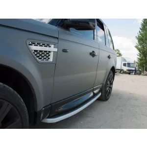 Pachet Exterior cu Grila Centrala Argintiu compatibil cu Land Range Rover Sport L320 Facelift (2009-2013) Autobiography Design-image-6016007