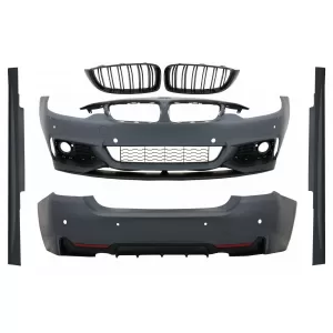 image-22-Komplett Body Kit BMW 4 F32 F33 (2013-tól) modellekhez, M-performance Dizájn, hűtőráccsal, zongorafekete