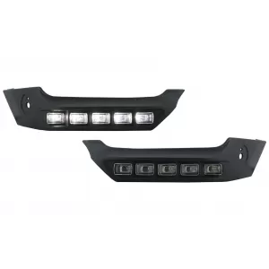 image-69-Stoßstange Spoiler LED DRL Erweiterung für Mercedes G-Klasse W463 89+