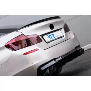 Difuzor de aer cu evacuare dubla compatibil cu BMW Seria 5 F10 F11 (2011-2017) M Design-image-6069872