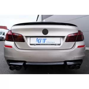 Difuzor de aer cu evacuare dubla compatibil cu BMW Seria 5 F10 F11 (2011-2017) M Design-image-6069873