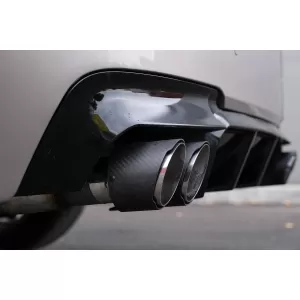 Difuzor de aer cu evacuare dubla compatibil cu BMW Seria 5 F10 F11 (2011-2017) M Design-image-6069874