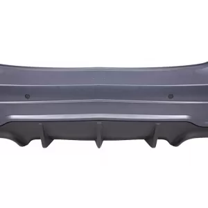 Stoßstange für Mercedes C-Klasse W204 07-14 Facelift C63 Look Auspuffspitzen-image-5999396