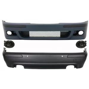 image-10-Body Kit prikladan za BMW E39 serije 5 (1995-2003) dvostruki izlaz M5 Dizjan svjetla za maglu dim