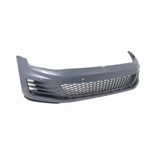 Komplettes Kit für VW Golf 7 VII 2013-2016 GTI Look Kühlergrill Rote Einfügungen-image-6000139