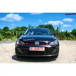 Komplettes Kit für VW Golf 7 VII 2013-2016 GTI Look Kühlergrill Rote Einfügungen-image-6010371