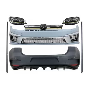 image-28-Body Kit VW Golf 7 VII (2012-2017) modellekhez, R400 Dizájn, fényszóró 3D LED nappali menetfénnyel és futófényes irányjelzővel