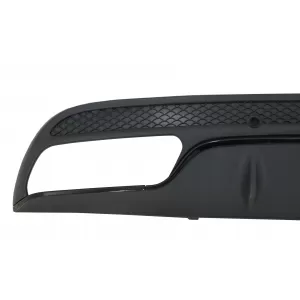 Difuzor Bara Spate compatibil cu Mercedes C-Class W205 S205 (2014-2020) C63 Design doar pentru Sport Package Negru-image-6070724