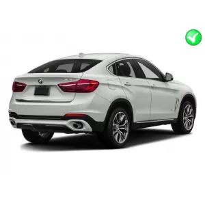 Hátsó lökhárító diffúzor és négyszögletes kipufogóvégek BMW X6 F16 V8 Design M-Tech Style-image-6003868