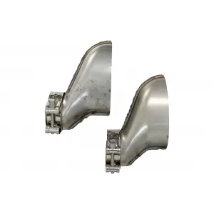 Rear Bumper Valance Diffuser and Exhaust Tips suitable for Audi A6 4G C7 Facelift (2015-2018) RS6 Design