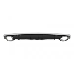Luftdiffusor Auspuff Tipps für Audi A7 4G MOPF 15-18 RS7 Look nur Standard Stoßstange SE-image-6020679