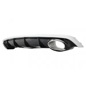 Luftdiffusor Auspuff Tipps für Audi A7 4G MOPF 15-18 RS7 Look nur Standard Stoßstange SE-image-6020680