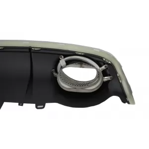 Luftdiffusor Auspuff Tipps für Audi A7 4G MOPF 15-18 RS7 Look nur Standard Stoßstange SE-image-6020685