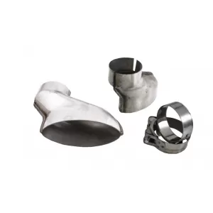 Luftdiffusor Auspuff Tipps für Audi A7 4G MOPF 15-18 RS7 Look nur Standard Stoßstange SE-image-6020686