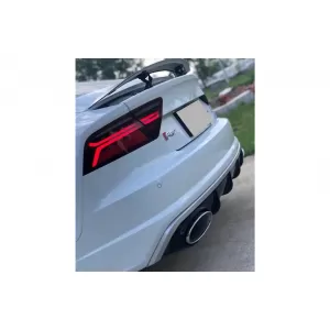 Diffusor Auspuff Tipps für Audi A7 4G Facelift 2015+ RS7 Look nur für S7 S-Line-image-6164917