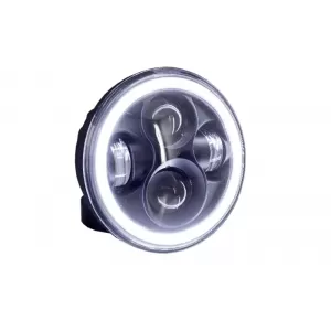 image-38-5.75 hüvelykes motorkerékpár CREE LED fényszóró angyalszem DRL karikával
