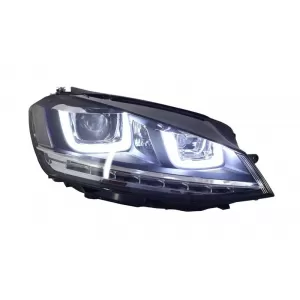 Phares 3D LED DRL pour VW Golf 7 VII 12-17 R-Line Flowing Dynamic Sequential-image-6016489
