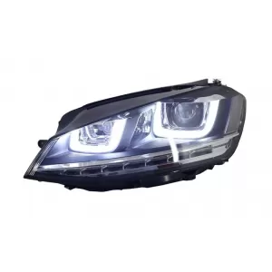 Phares 3D LED DRL pour VW Golf 7 VII 12-17 R-Line Flowing Dynamic Sequential-image-6016490