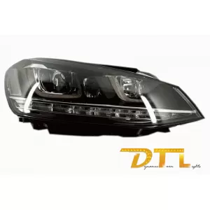 Phares 3D LED DRL pour VW Golf 7 VII 12-17 R-Line Flowing Dynamic Sequential-image-6053129
