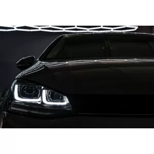 Phares 3D LED DRL pour VW Golf 7 VII 12-17 R-Line Flowing Dynamic Sequential-image-6088894
