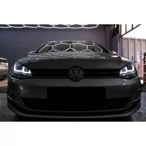 Phares 3D LED DRL pour VW Golf 7 VII 12-17 R-Line Flowing Dynamic Sequential-image-6088895