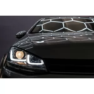 Phares 3D LED DRL pour VW Golf 7 VII 12-17 R-Line Flowing Dynamic Sequential-image-6088897