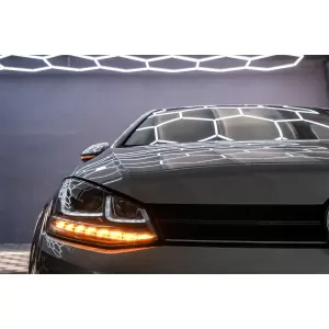 Phares 3D LED DRL pour VW Golf 7 VII 12-17 R-Line Flowing Dynamic Sequential-image-6088902