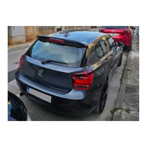 Becquet Aileron Toit pour BMW Série 1 F20 2011-2019 M-Tech Look Noir brillant-image-6337609