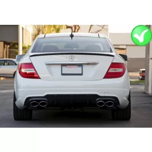 Difusor Trasero para Mercedes W204 C204 AMG Sport Line 2012-2014 Limusina Coupe-image-6005288
