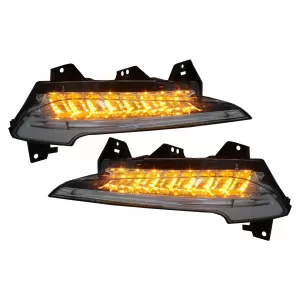 Stoßstange für Porsche 911 997 05-12 Umrüstung 991 GT3 Look LED DRL Seite Marker-image-6053536