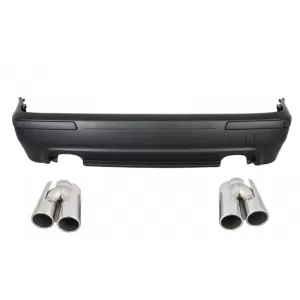 image-3-Heckstoßstange für BMW 5er E39 95-03 Double Outlet Schalldämpferspitzen ACS Look