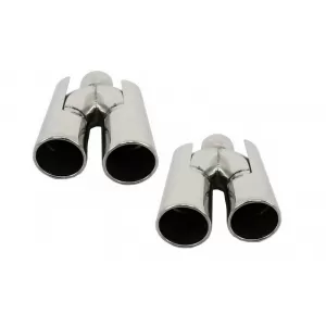 Bara Spate si Tobe Ornamente compatibil cu BMW Seria 5 E39 Evacuare Dubla (1995-2003) cu PDC-image-6074381