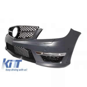 Body Kit für Mercedes W204 07-14 Facelift C63 Look Rücklichter Scheinwerfer LED DRL-image-6002741