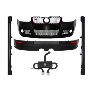 image-33-Body Kit VW Golf Mk 5 (2003-2007), lökhárító és kipufogórendszer, GTI R32 Dizájn