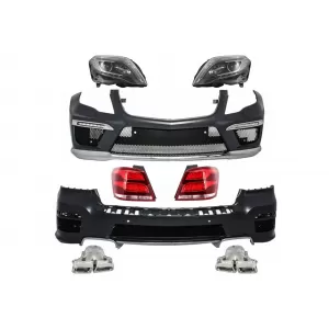 image-35-Komplett Body Kit Mercedes Benz GLK (X204) (2013-2015) modellekhez, Facelift AMG Dizájn, LED nappali menetfényes fényszórókkal és LED hátsó lámpákkal