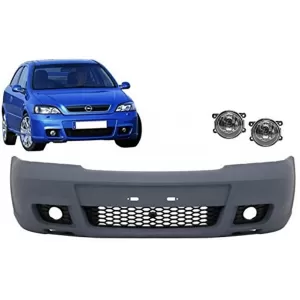 Frontstoßstange für Opel VAUXHALL Astra G 98-05 NBL Seitengitter OPC Design-image-6087389