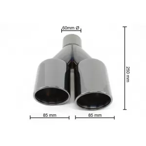 Pachet Exterior compatibil cu BMW Seria 4 F32 F33 (2013-2019) M4 Design Coupe Cabrio cu Ornamente Evacuare M-Power Negre-image-6006006