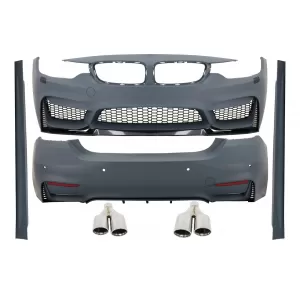 image-40-Komplett Body Kit BMW 4 F32 F33 (2013-tól) modellekhez, M4 Dizájn, M-Power króm kipufogóvégekkel