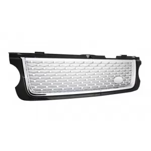 Pachet Exterior Autobiography Design compatibil cu Land Range Rover Vogue L322 (2002-2012) Grile Negru Argintiu-image-6006296