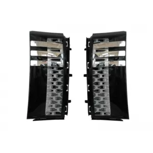 Pachet Exterior Autobiography Design compatibil cu Land Range Rover Vogue L322 (2002-2012) Grile Negru Argintiu-image-6006297