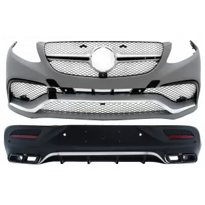 image-19-Bodykit für Mercedes GLE Coupe C292 15-19 Stoßstange Endrohre Diffusor