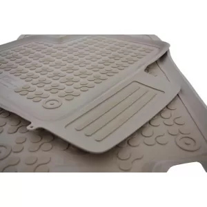 Tapis de sol en caoutchouc pour Mercedes Classe M W164 2005-2011 Beige-image-6004245