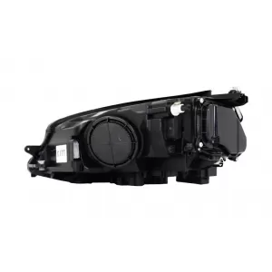 Ansamblu Faruri 3D Semnal Dinamic LED cu Grila compatibil cu VW Golf 7 VII (2012-2017) R20 GTI Design Rosu-image-6048408