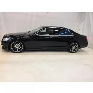 Bara Fata Completa cu Grila Centrala compatibil cu Mercedes S-Class W221 S63 S65 Design (2005-2010) si Praguri Laterale-image-6053722