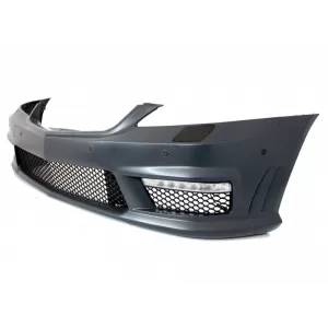 Frontstoßstange für Mercedes W221 05-12 S63 65 Look Kühlergrill Schwarz-image-6053810