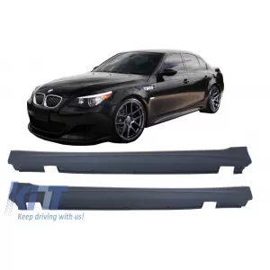 Stoßstange Seitenschweller für BMW 5er E60 LCI 07-10 M-Technik Look mit PDC 18mm-image-6004883