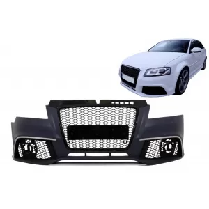 Pare-choc avant pour Audi A3 8P Facelift Hatchback Convertible 2009-2012 RS3 Look-image-6049538