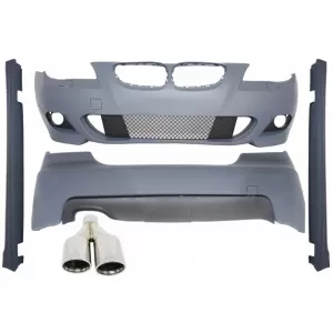 image-46-Body Kit BMW 5 E60 (2003-2010) modellekhez, M-Technik Dizájn, M-Power kipufogóvégekkel