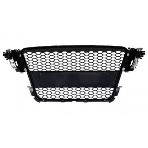 Badgeless Front Grille suitable for Audi A5 8T (2007-2011) RS Design Piano Black