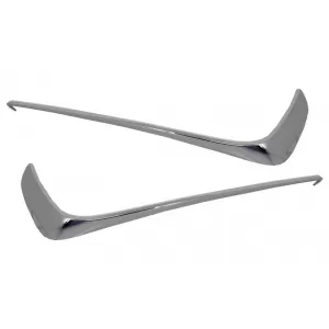 Chrom Splitter Flossen für Mercedes S W222 13-17 S65/ S63 Aftermarket Stoßstange-image-6010813